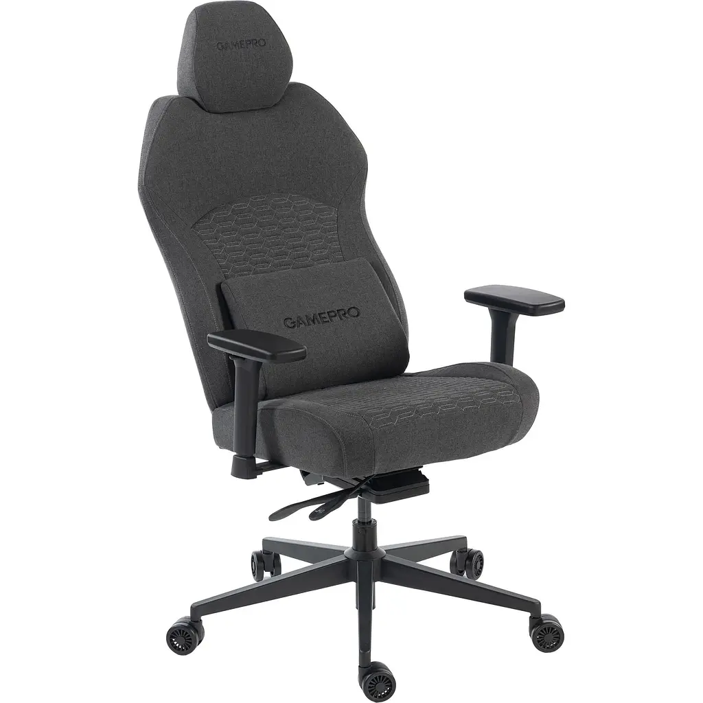 Геймерське крісло GamePro GC760DG Fabric Dark Gray [148902] - фото 7