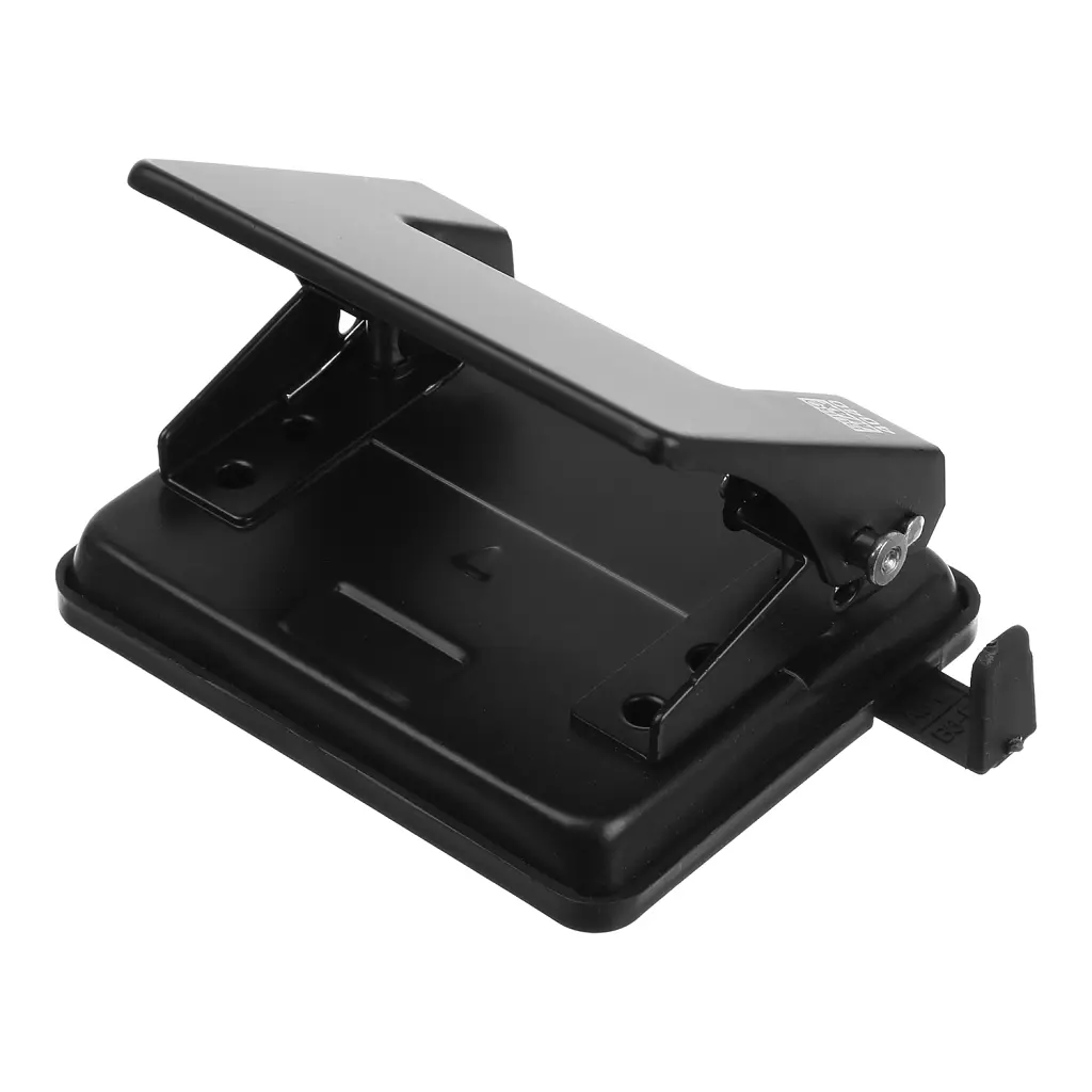 Діркопробивач Buromax металевий JOBMAX, до 20 аркушів, 110 х 90 х 75мм, чорний (BM.4040-01) - фото 2
