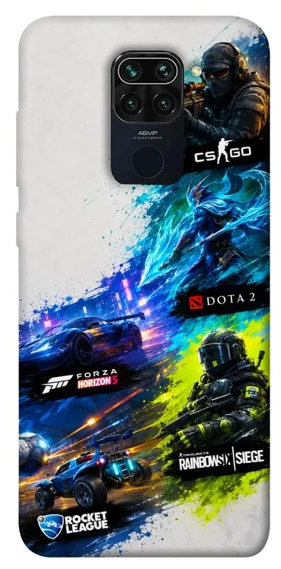 TPU чохол Demsky Full Throttle для Xiaomi Redmi Note 9 / Redmi 10X