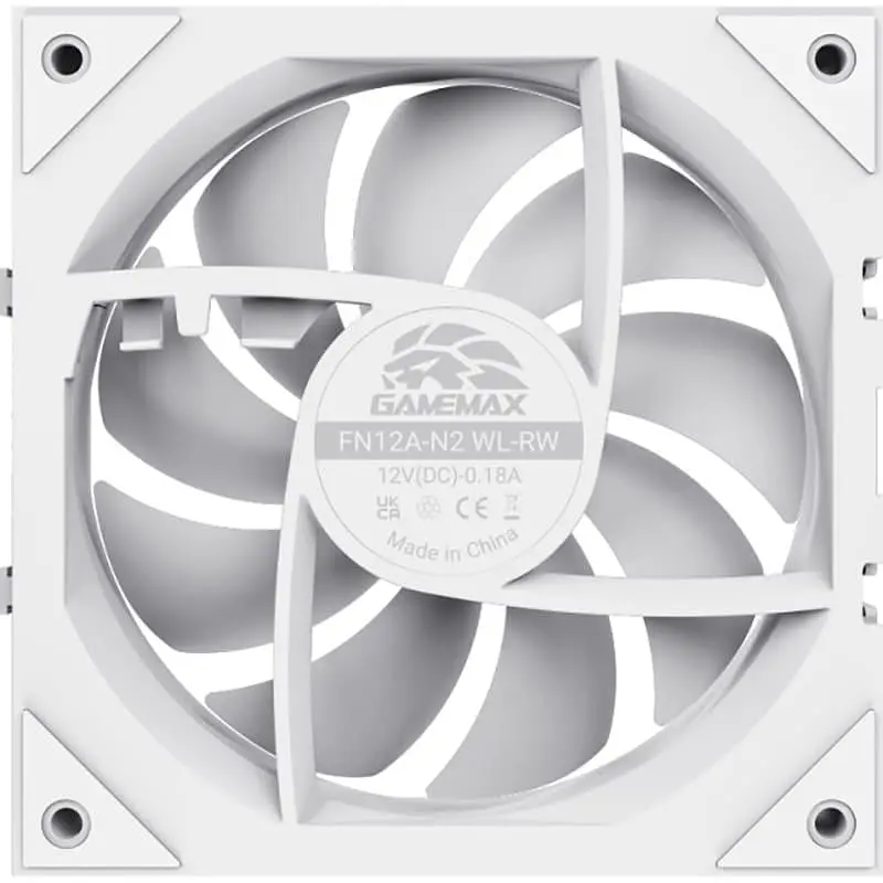 Комплект вентиляторов GameMax FN12A-N2 WL-RW AURA Revers 3*120мм PWM - фото 10