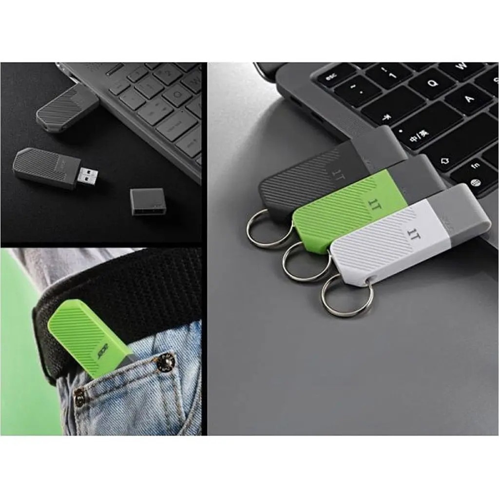 USB флеш-накопичувач Acer UP300 16GB USB 3.2 White (BL.9BWWA.564) - фото 9