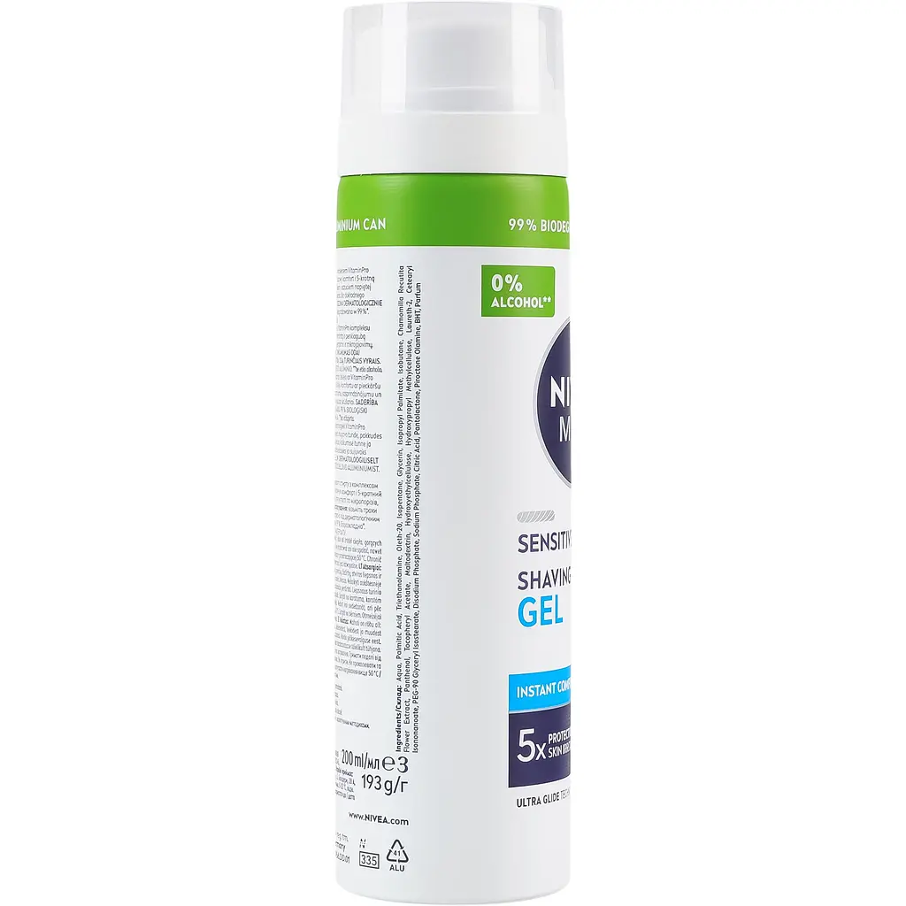 Гель для гоління NIVEA MEN для чутливої шкіри 200 мл - фото 2