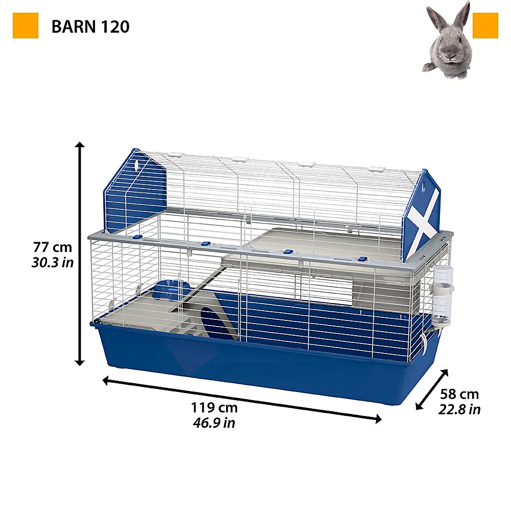 Клітка Ferpalst Barn 120 для кроликів - фото 9