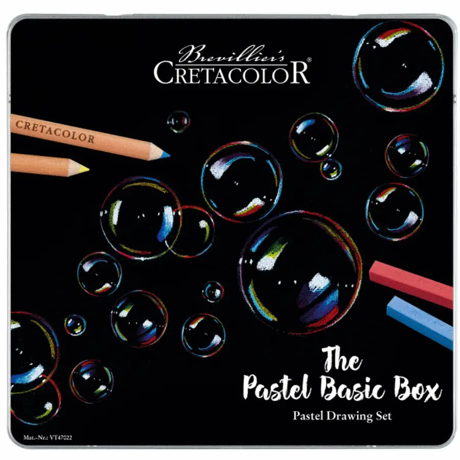 Набір пастелі та олівців The Pastel Basic Box 27 шт. металева коробка Cretacolor (9014400325190) - фото 2