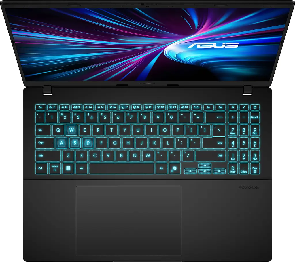 ASUS Ноутбук ASUS Vivobook V16 V3607VP-TK078 16" WUXGA, Intel 7 240H, 32GB, F1TB, NVD5070-8, NoOS, Чорний - фото 6