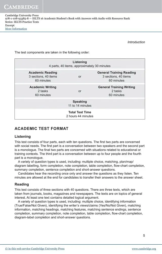 Cambridge Practice Tests IELTS 16 Academic with Answers, Downloadable Audio - фото 4