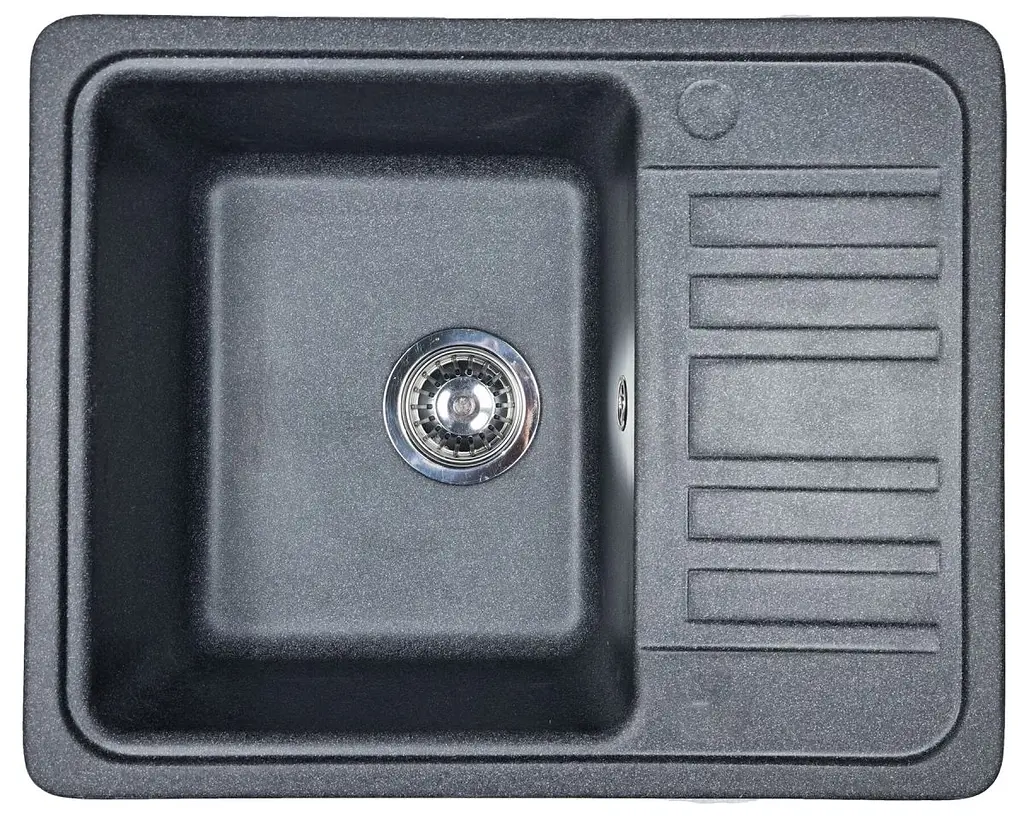 Кухонна мийка Adamant SMALL графіт 570x455x180 мм, з крилом 57 см