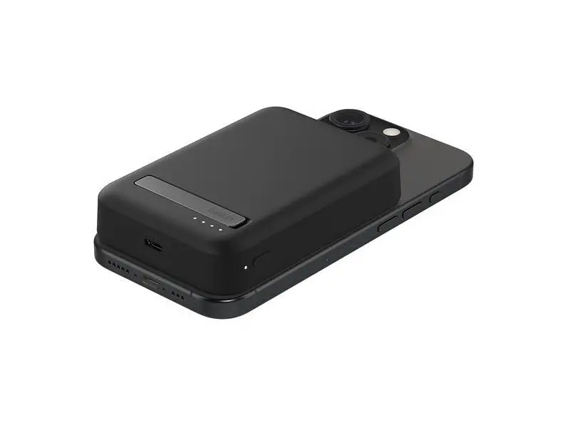 Зовнішній акумулятор (павербанк) Belkin 10000mAh 15W MagSafe Qi2 Black (BPD008BTBK) - фото 4
