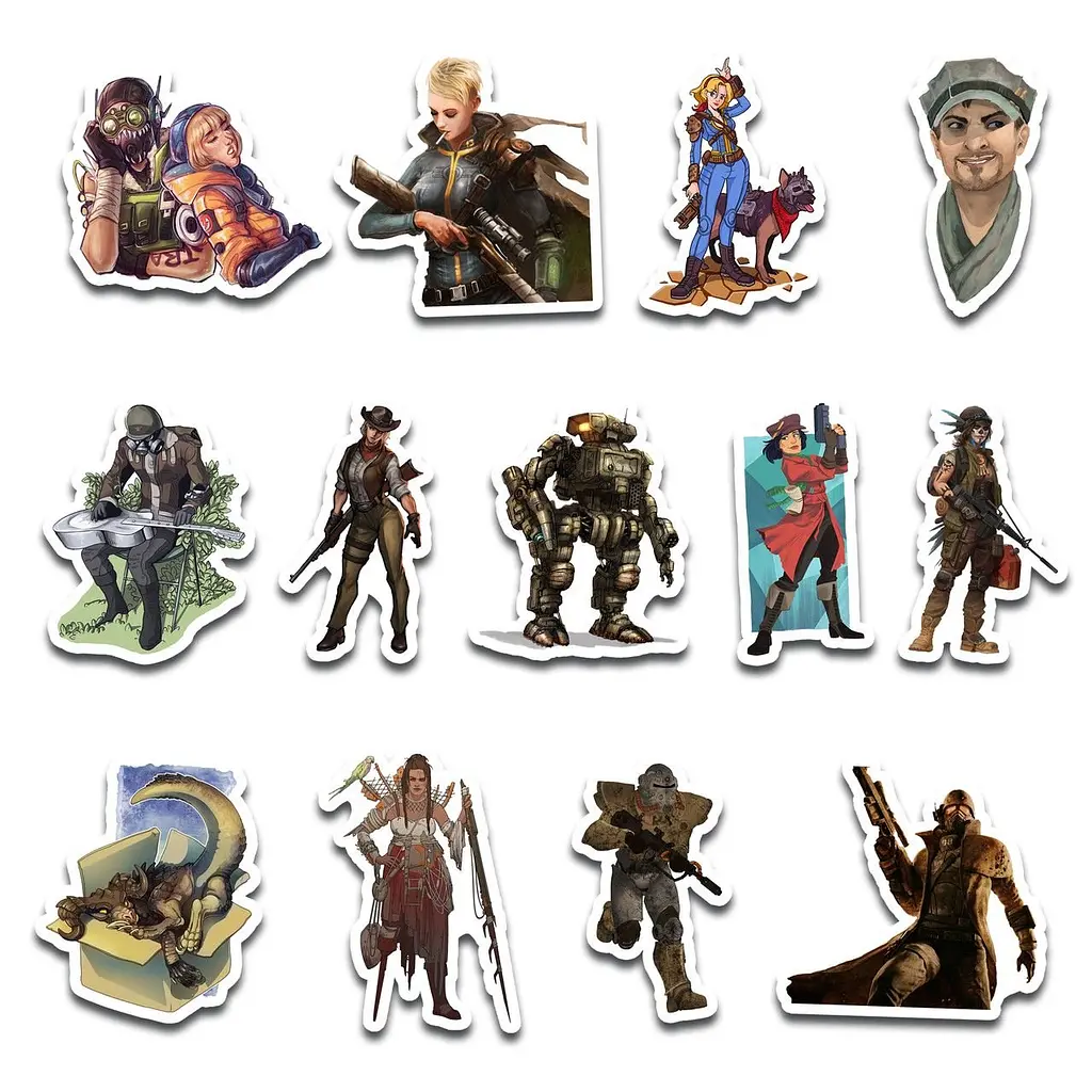 Стикерпак GeekLand Fallout 45 штук (SP FL 01) - фото 3