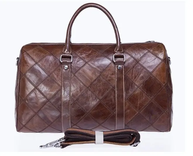 Сумка кожаная дорожная Vintage 43.5х33х21 см sum0012857 - фото 3
