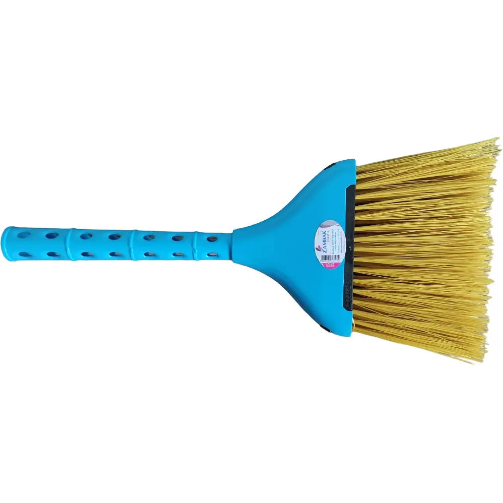 Веник Zambak Plastik пластиковый для уборки 15х40 см голубой (ZP-123b) - фото 3