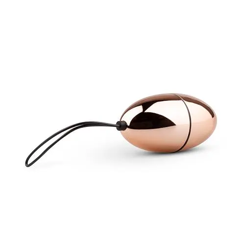 Віброяйце EasyToys Rosy Gold Nouveau Vibrating Egg 7 см золотий - фото 2