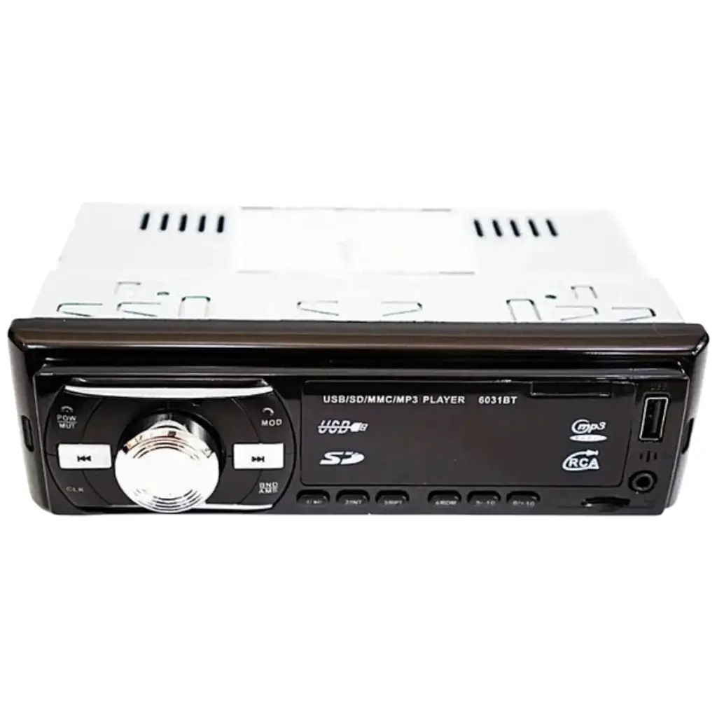 Автомагнітола RGB Technology 6031BT Bluetooth автомобільна магнітола чорна - фото 2