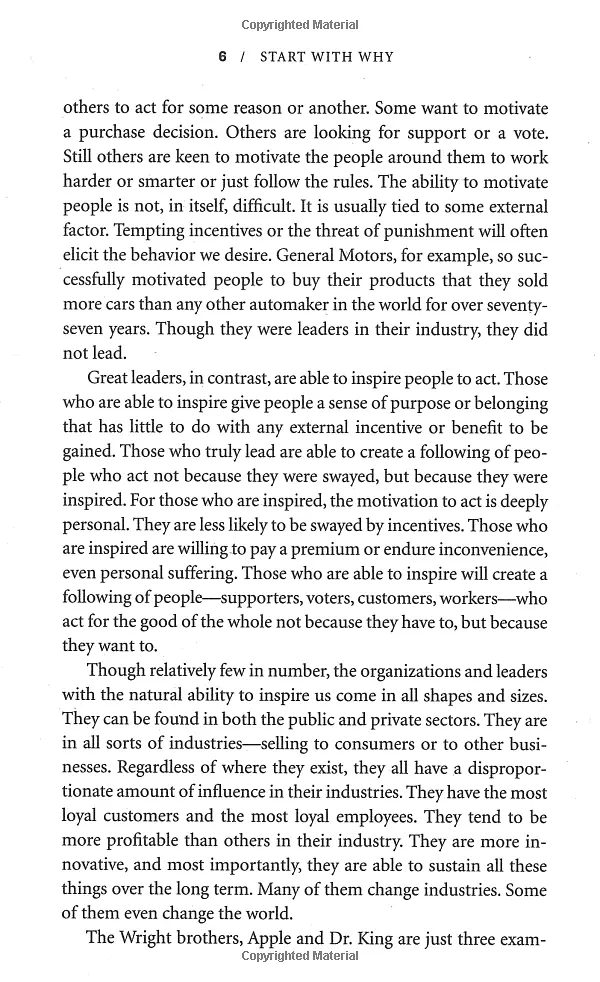 Start with Why. How Great Leaders Inspire Everyone to Take Action - фото 10