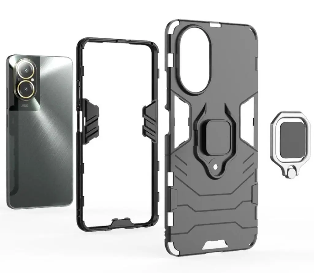 Чохол бампер Primolux Ring Armor для Realme C67 4G Black - фото 5