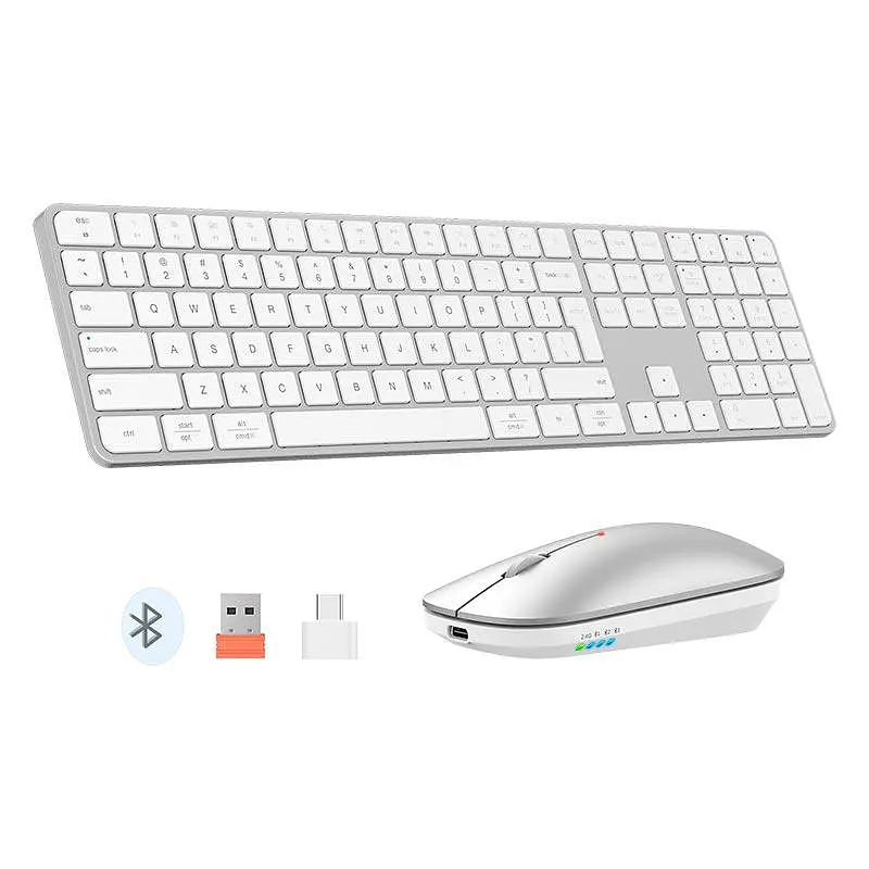 Набір Meetion Wireless Combo ikey C230 2-in-1 (keyboard+mouse) |BT/2.4G| (UA/ru/EN Layouts)