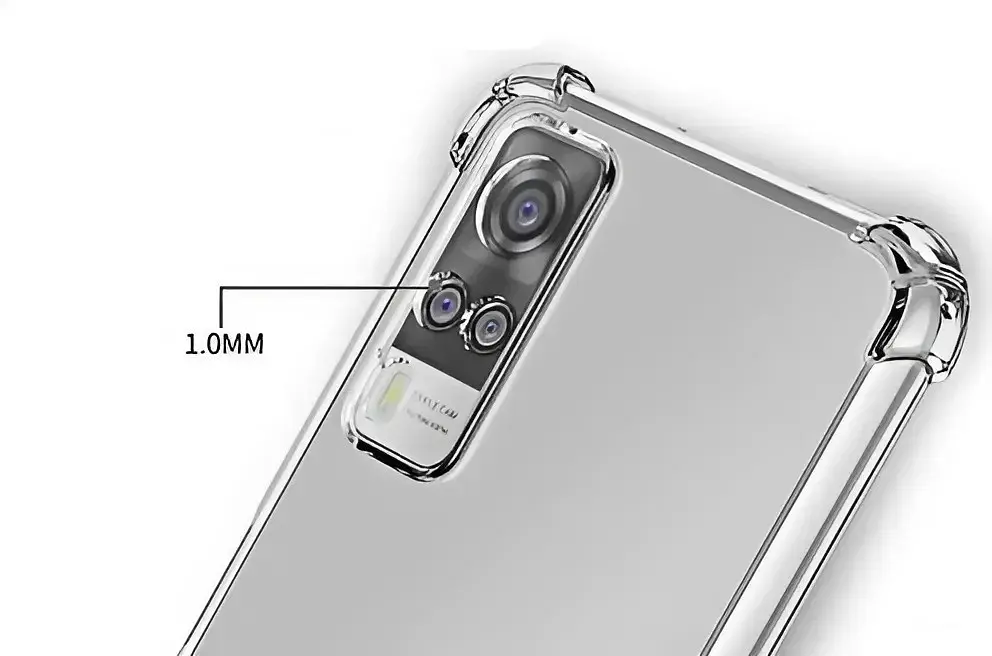 Чохол до мобільного телефона BeCover Anti-Shock Vivo X60 Pro Clear (711788) - фото 3