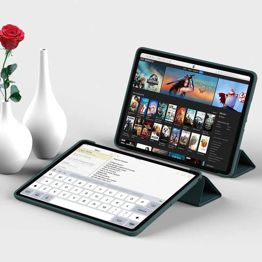 Чохол-книжка BeCover Tri Fold Soft TPU Silicone для Apple iPad Air (4/5) 2020/2022 10.9 Темно-зелений (711130) - фото 6