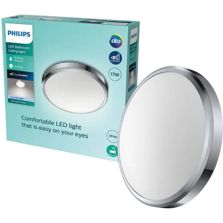 Світильник Philips Doris CL257 EC RD 17W 40K C HV IP44 06 для ванної кімнати хром (929002514301) - фото 3
