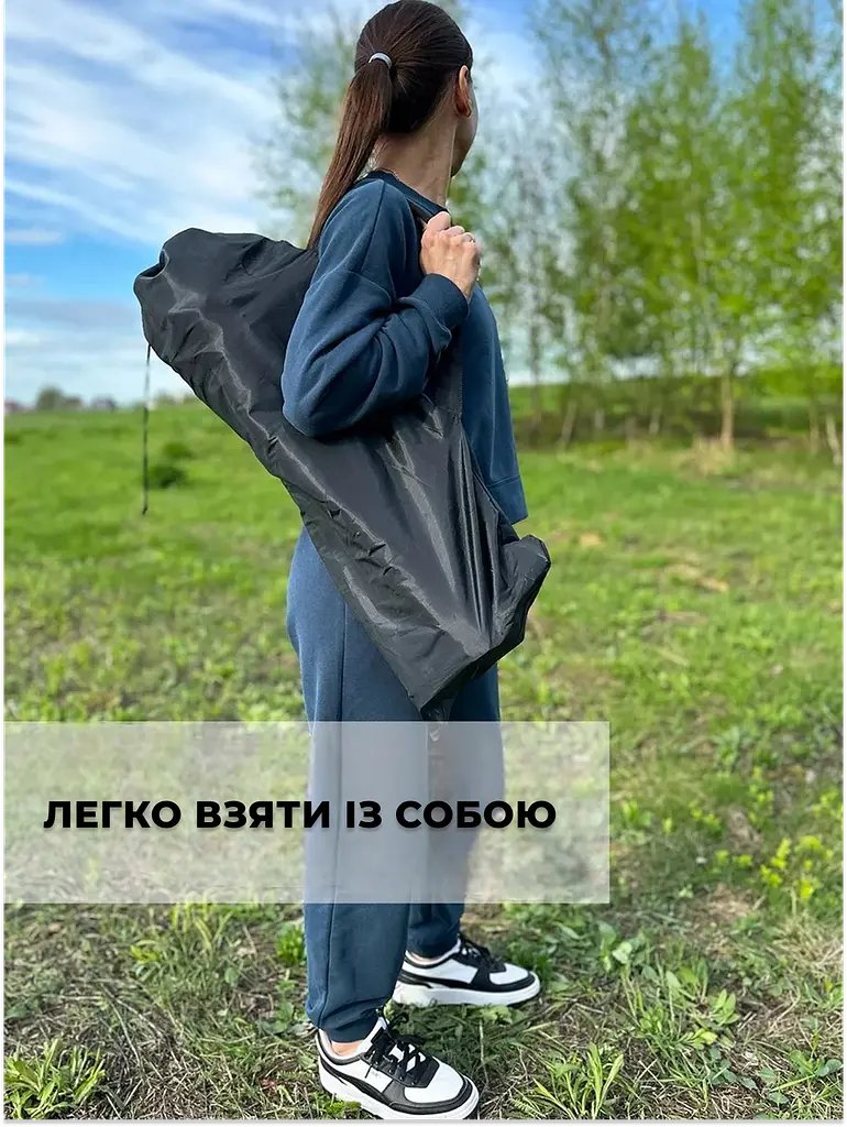 Кресло для пикника складное стул раскладной кресла туристический стулья для рыбалки природы отдыха дачи с подстаканником чехол черный - фото 7