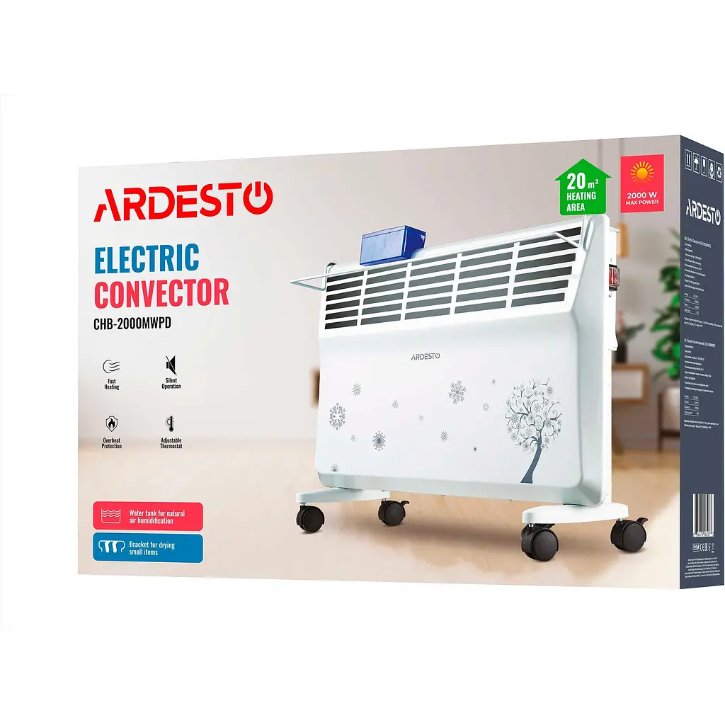 Конвекционный обогреватель Ardesto CHB-2000MWPD [119225] - фото 8
