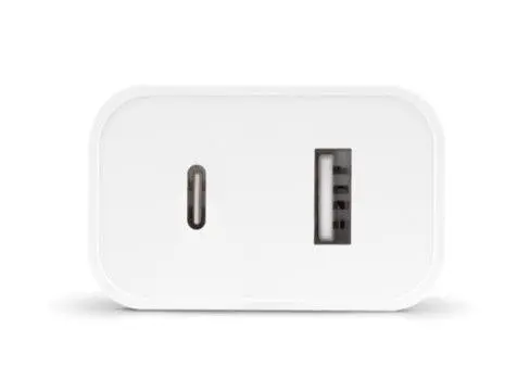 Мережевий зарядний пристрій Ttec SmartCharger Duo PD USB-C/USB-A 32Вт White (2SCS24B) - фото 2
