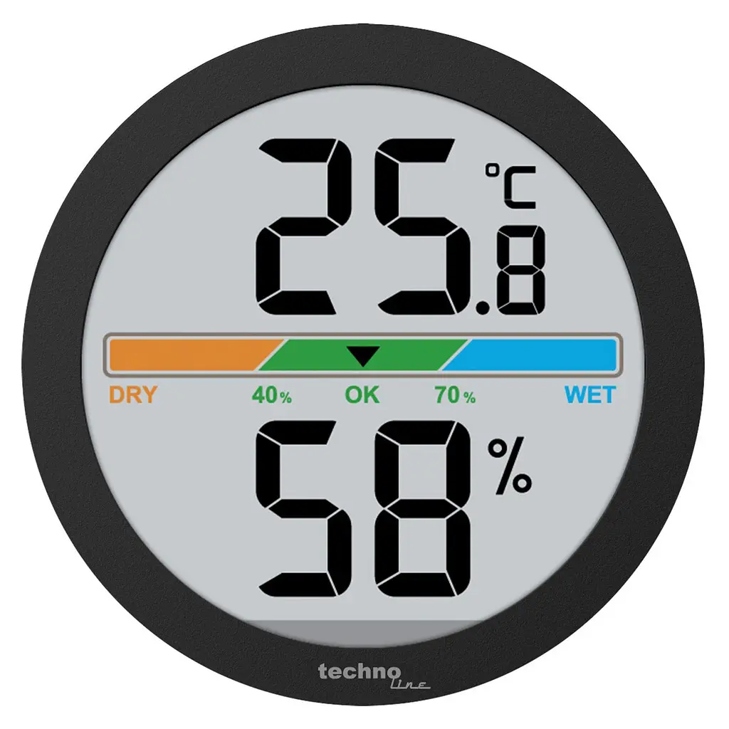 Термогігрометр Technoline WS9418 Black (WS9418), Чорний - фото 2