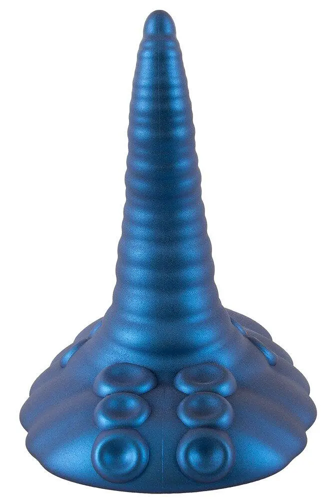 Вібратор Beasty Cocks Tentacl 14.8 см (синій) - фото 3