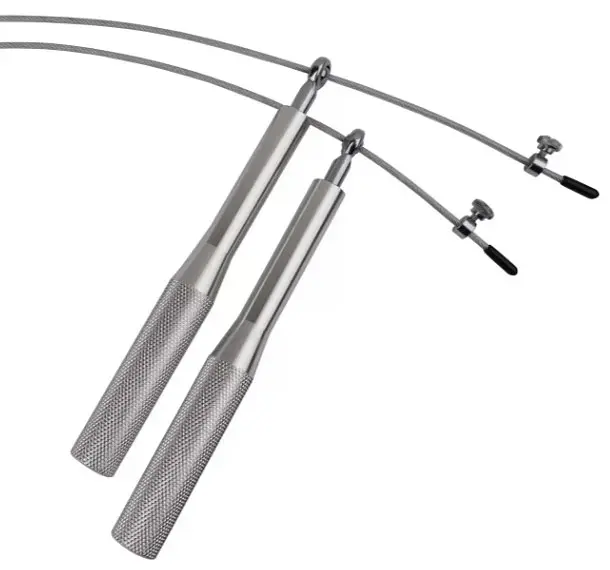 Скакалка швидкісна на підшипниках алюмінієва PowerPlay 4207 Elite Jump Rope Срібна 3 м (PP_4207_Silver) - фото 5