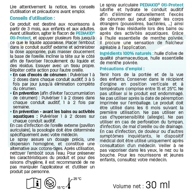 Спрей для вух Pediakid Oti-Protect 30 мл - фото 2