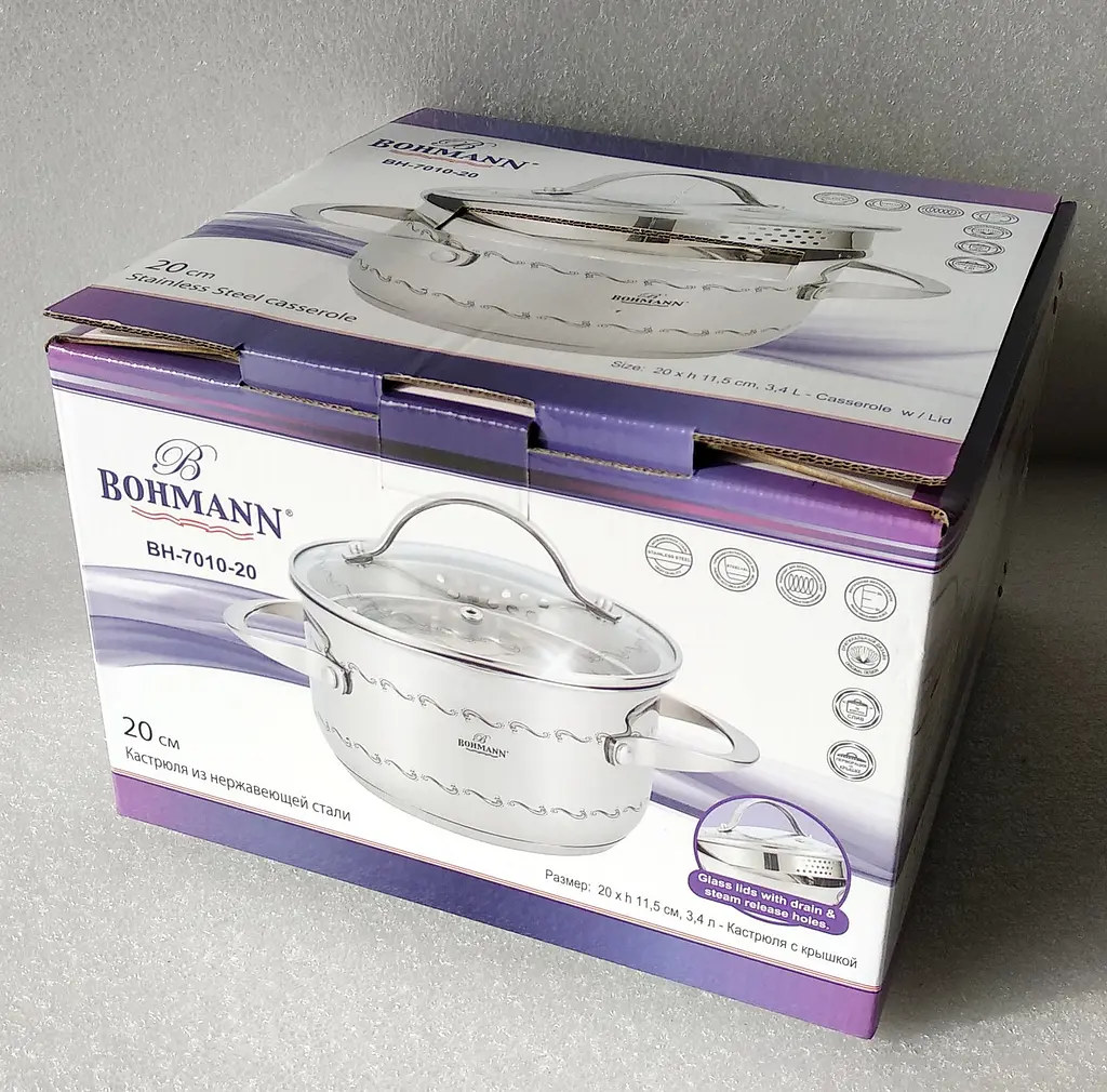 Каструля Bohmann BH-7010-20 3,4л - фото 10