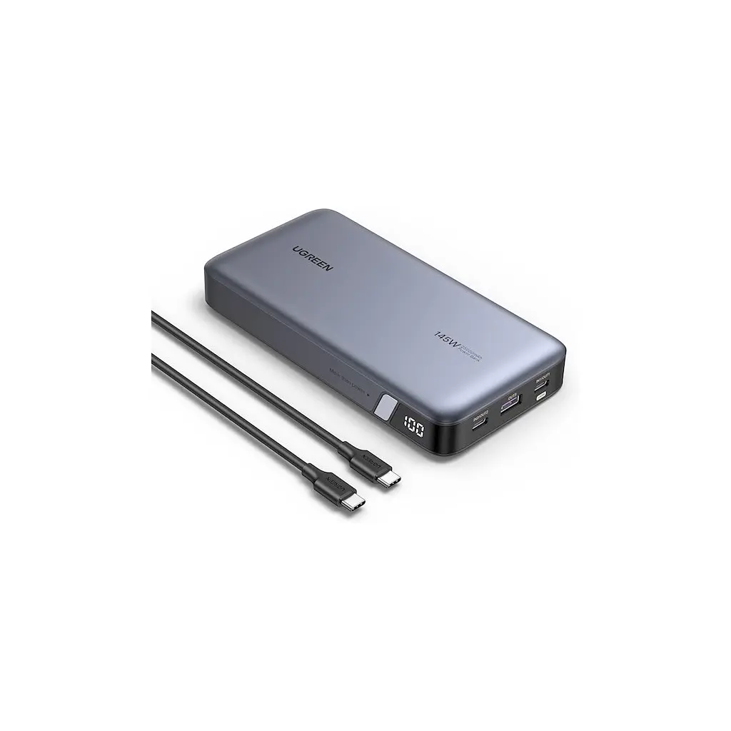 Батарея універсальна Ugreen 25000 mAh 145W Fast Charging Space Gray (U_90597A)