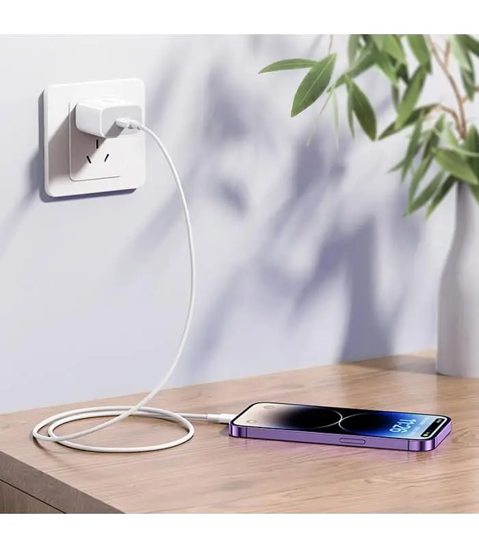 Кабель Remax Dofon USB Type-C - Lightning (M/M), 1 м White (RC-C026) - фото 2
