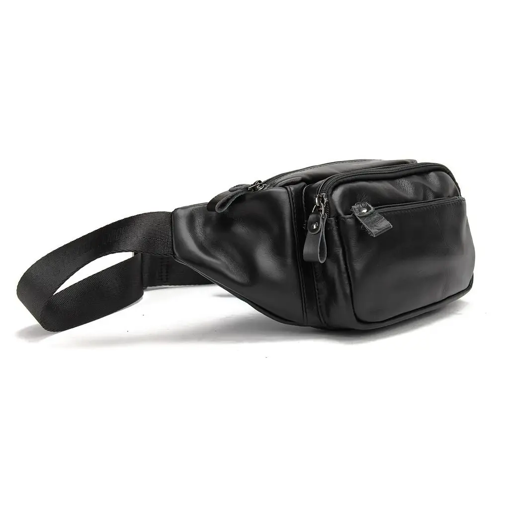 Сумка на пояс з телячої шкіри Tiding Bag t0186A - фото 2