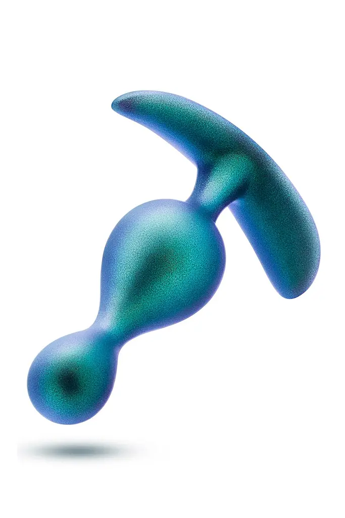 Анальная пробка Anal Adventures Matrix Photon Plug 11.4 см (бирюзовый) - фото 3