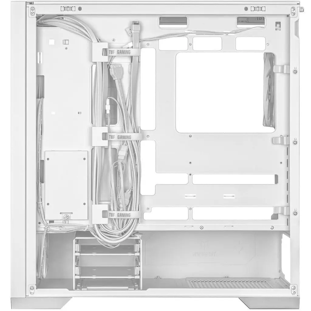 Корпус ASUS TUF GAMING GT302 TG BTF ARGB WHITE (90DC00I3-B19000) без блока питания - фото 12