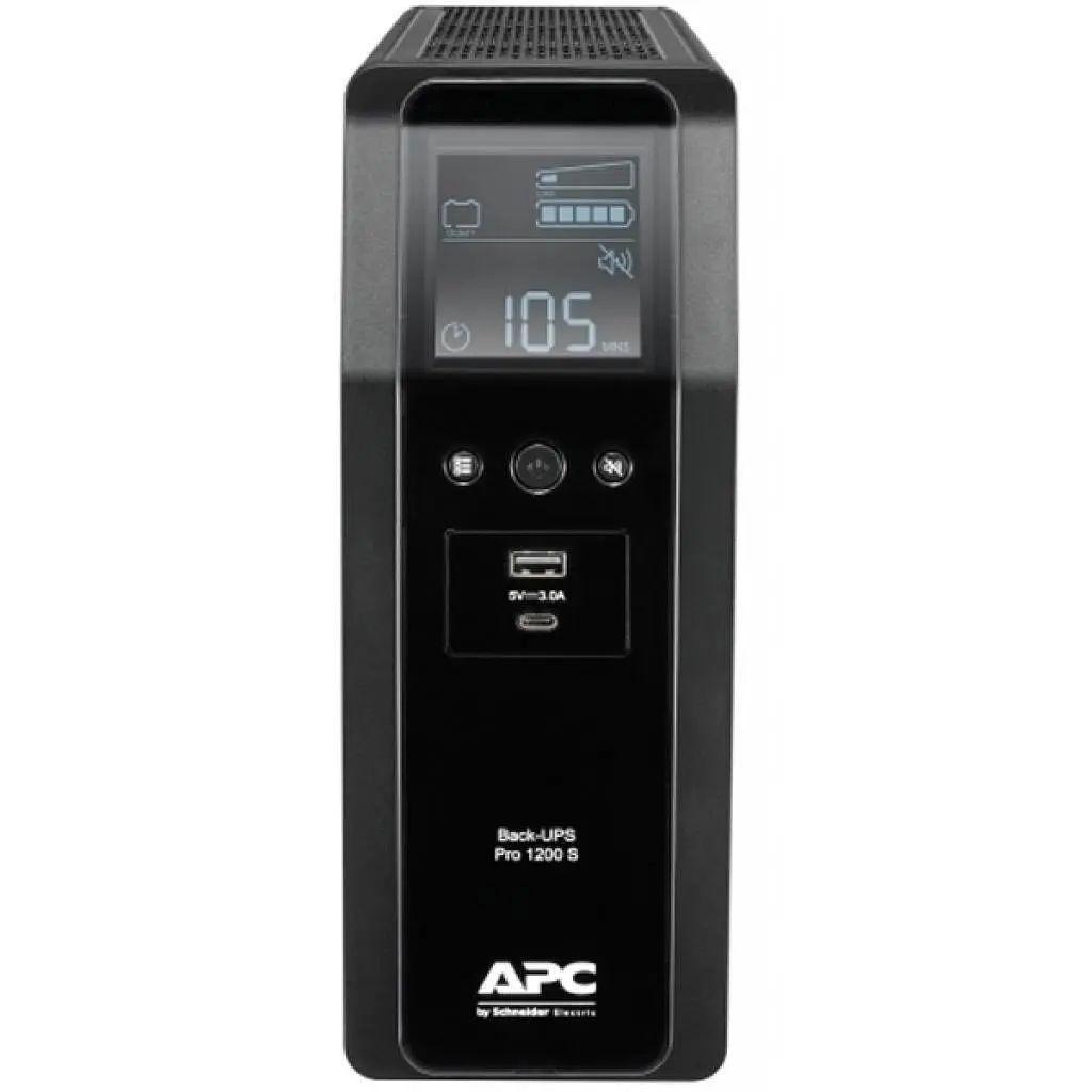 Джерело безперебійного живлення APC Back UPS Pro 1200VA/720W, LCD, USB, 6+2 C13, (BR1200SI) - фото 2