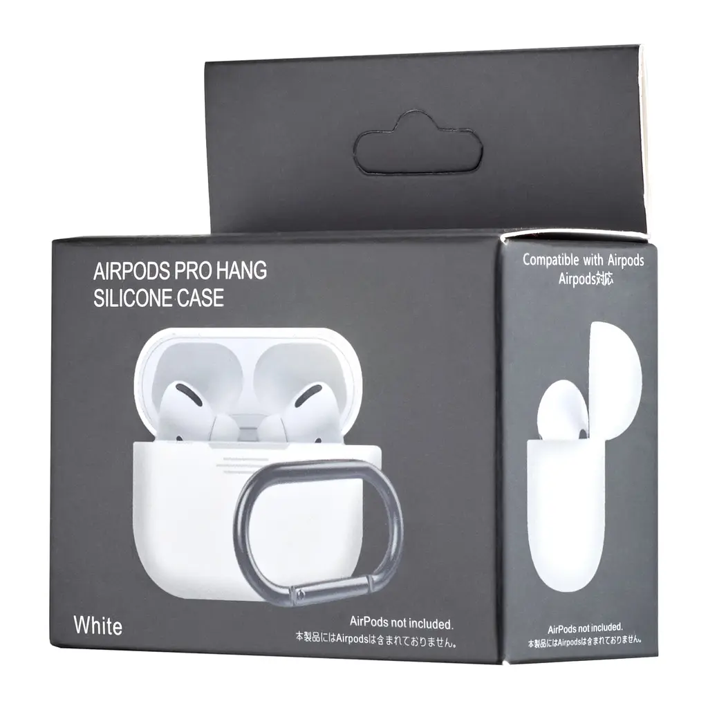 Чохол Silicone Case 1,2mm for AirPods Pro White - фото 2