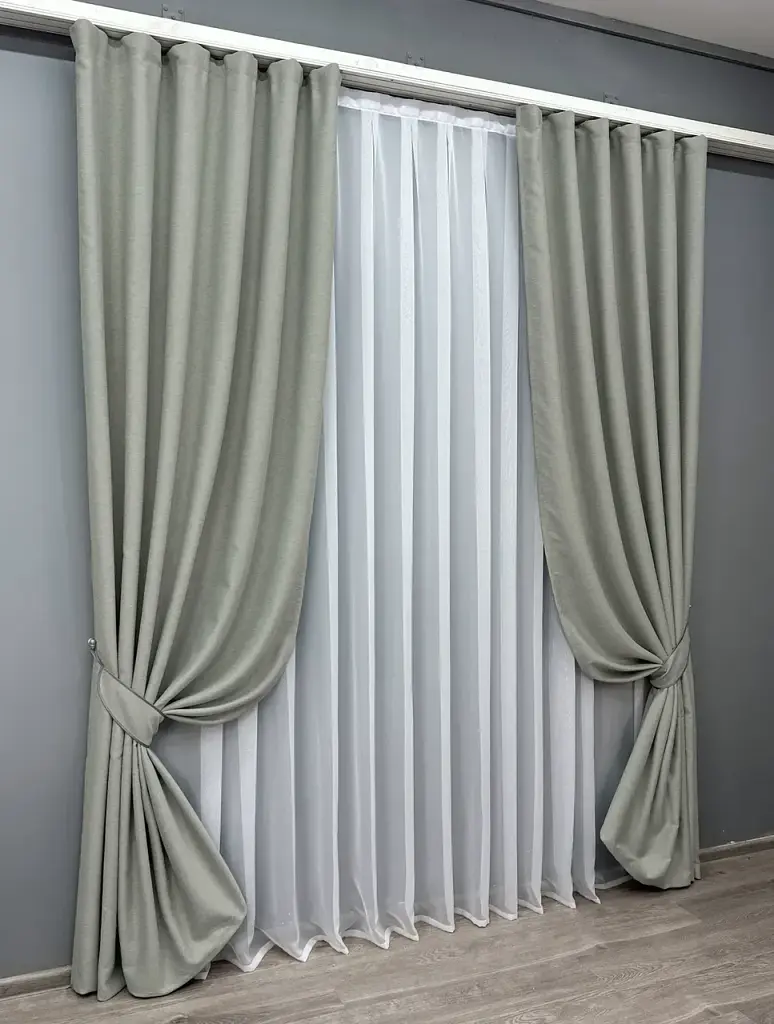 Комплект штор VR-Textil Eclipse блекаут 2 шт 150x270 см сатин (1790ш) - фото 3