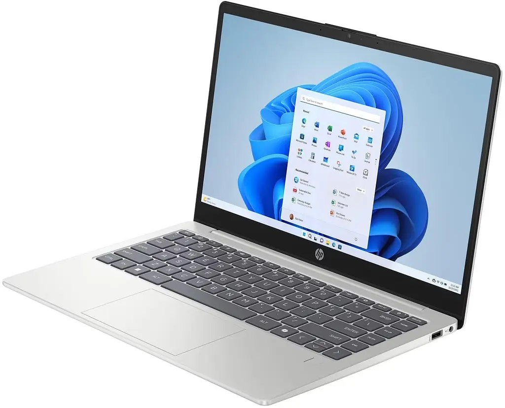 Ноутбук HP 14 240R-G10 FHD IPS/Intel 3-100U/16GB/512SSD/UMA/W11H/Silver (CJ2Q4AT) - фото 3