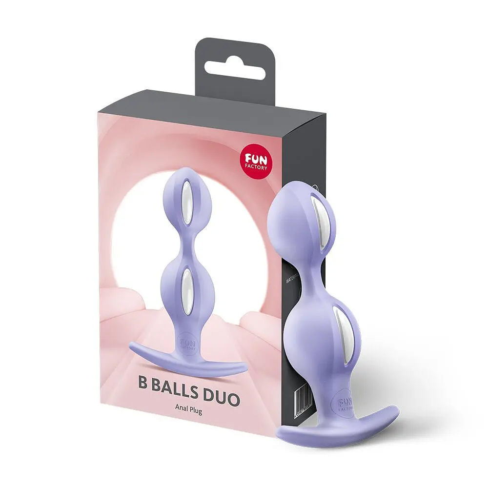 Анальні кульки Fun Factory B BALLS DUO ефект вібрації - фото 3