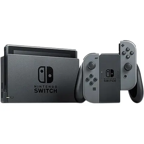 Игровая приставка Nintendo Switch портативная с Gray Joy Con - фото 2