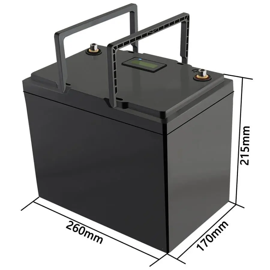 Акумуляторна батарея для ДБЖ Liitokala LiFePO4 12 V / 100 А*ч (12V 100Ah LCD) - фото 3