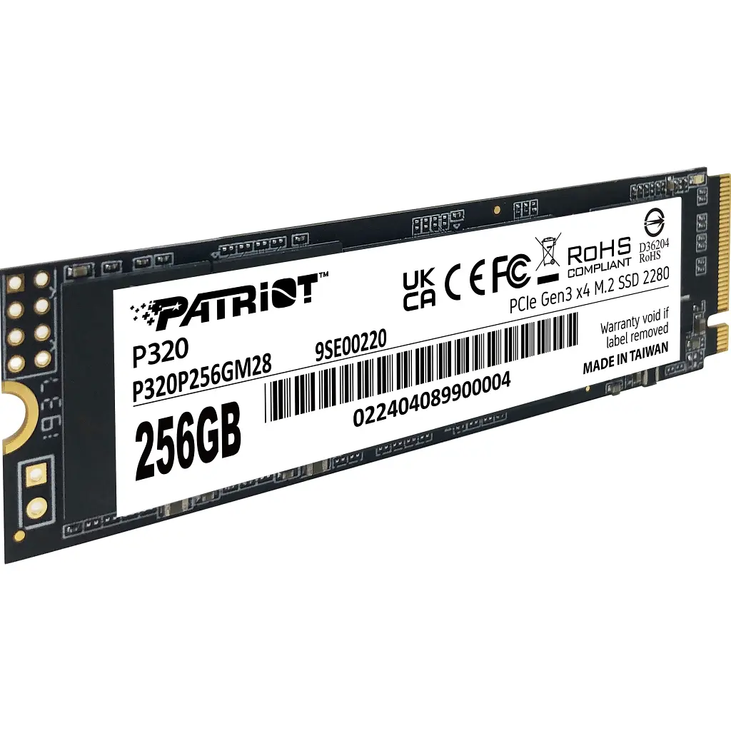 Накопичувач SSD M.2 2280 256GB Patriot (P320P256GM28) - фото 2
