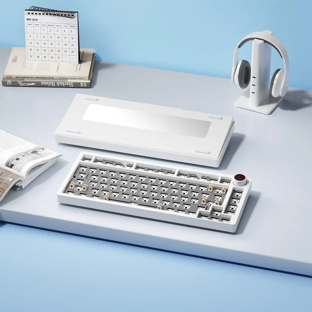Основа для клавиатуры Attack Shark 82 Key Barebone (AS-BAREBONE-82-W) White (G-000004469) - фото 4