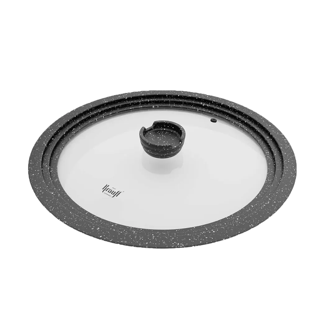 Набір універсальних сковорідок 24 і 28 см Smart Handle + скляна кришка MultiSize - фото 6