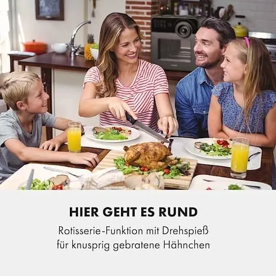 Аэрогриль-фритюрница Klarstein AeroVital Cube Chef 1700 Вт (10034217) - фото 2