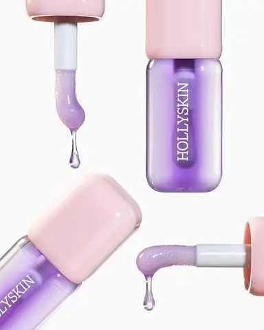Зволожувальна олія для губ HOLLYSKIN So Lips Peptide Lip Oil №005 Grape Rush, 4 мл - фото 2