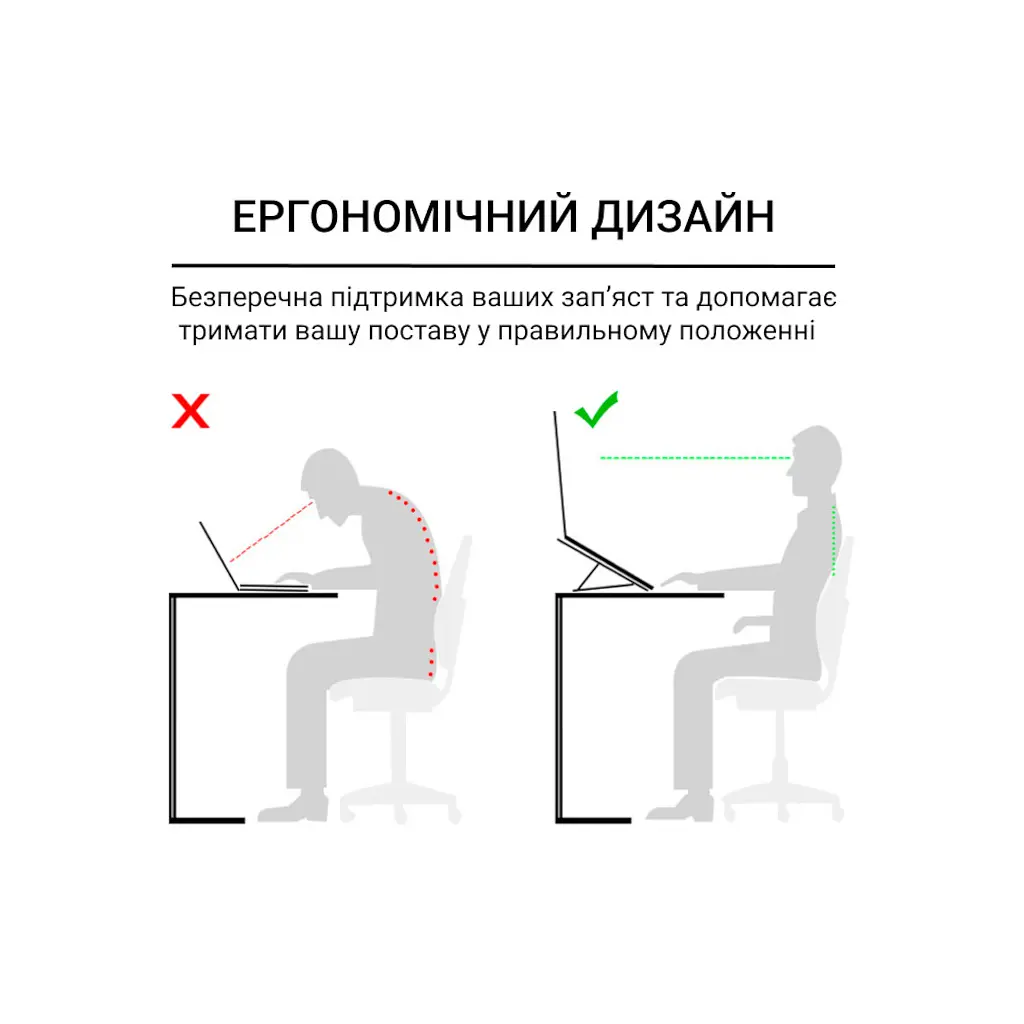 Підставка до ноутбука OfficePro LS320B Black (LS320B) - фото 5