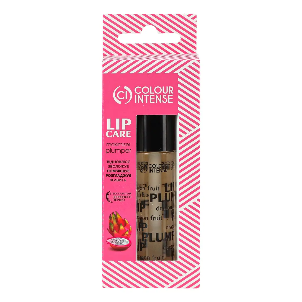 Блеск для увеличения объема губ Colour Intense Lip Care Maximizer Plumper №06 (Питайя) 6 мл - фото 2